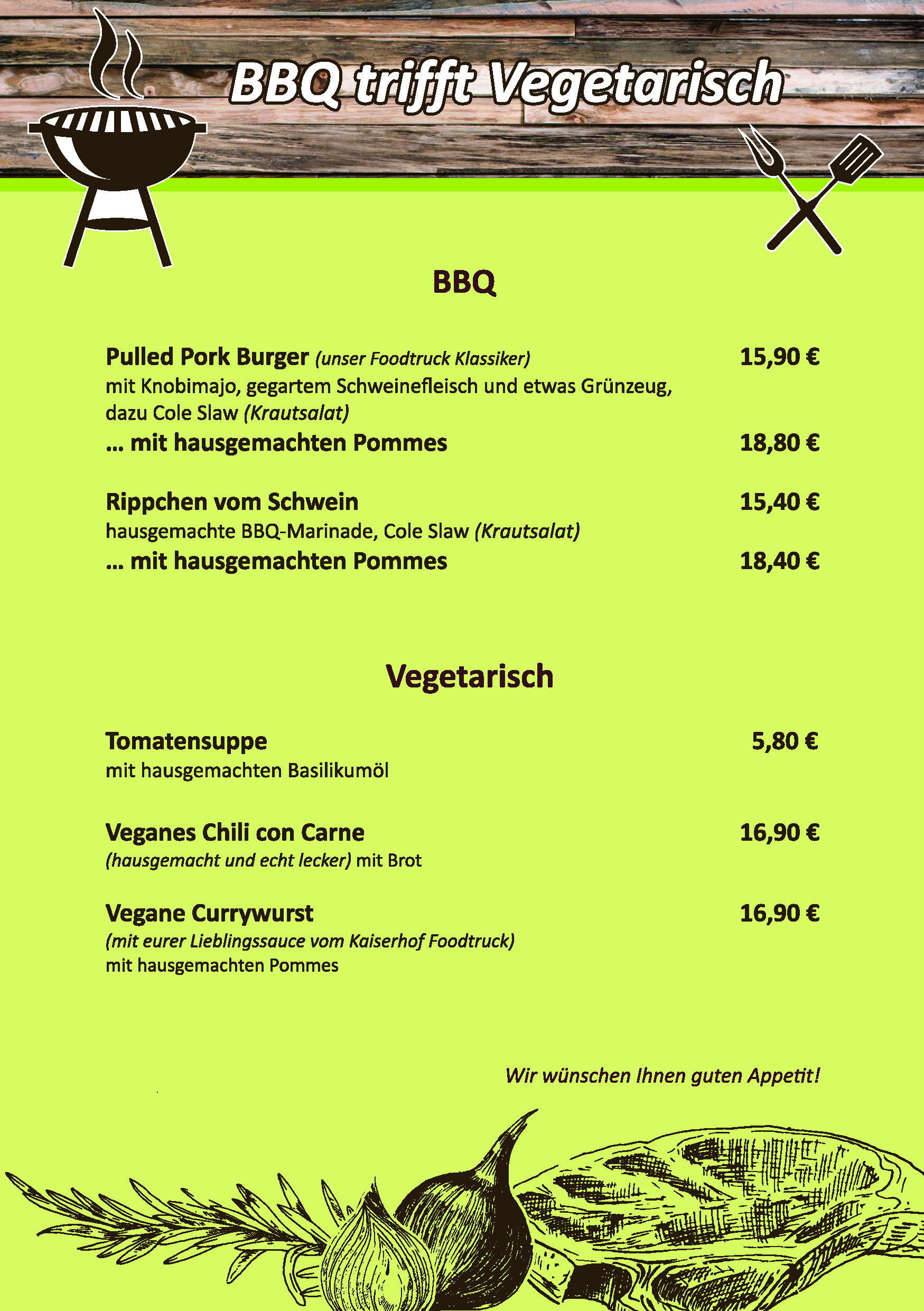 BBQ trifft Vegetarisch